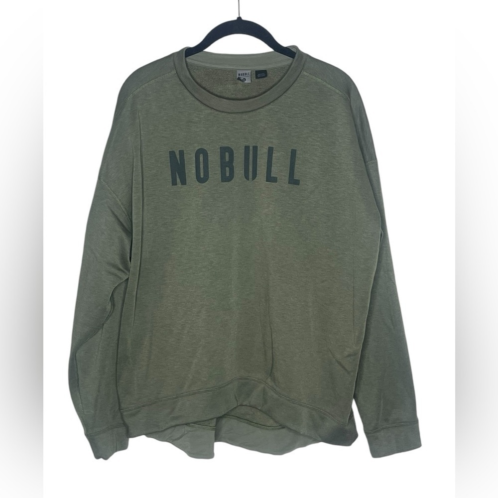 NOBULL Army‎ Green Crew Sweatshirt